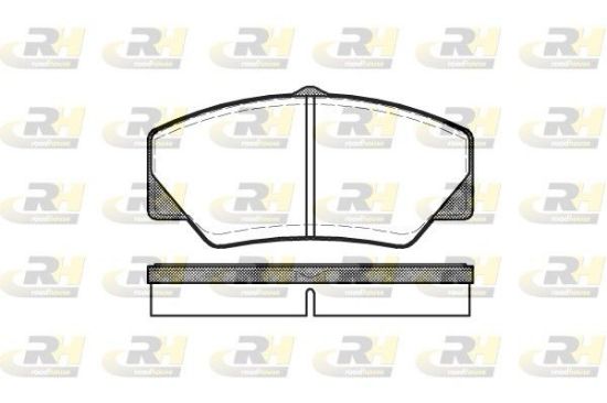 Brake Pad Set, disc brake Ford 5023486