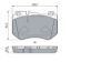 Brake Pad Set, disc brake MERCEDES-BENZ - 008 420 17 20