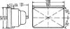 Insert, headlight E1 24523 - 142x200mm.