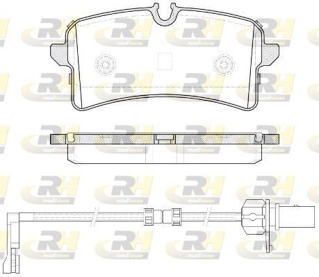 Brake Pad Set, disc brake 4H6698451