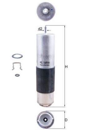 Fuel Filter MERCEDES-BENZ - 626 090 04 52