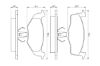 Brake Pad Set, disc brake GOLF III (1H1), POLO CLASSIC (6V2)