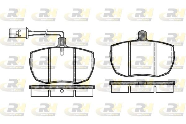 Brake Pad Set, disc brake Ford TRANSIT 85-92 esim.