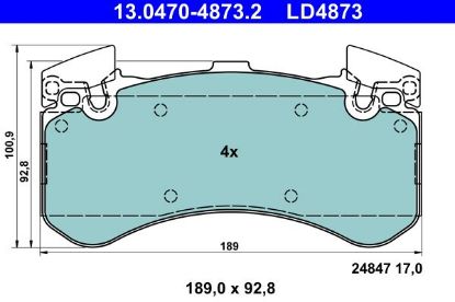 Brake Pad Set, disc brake -