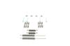 Accessory Kit, brake shoes -