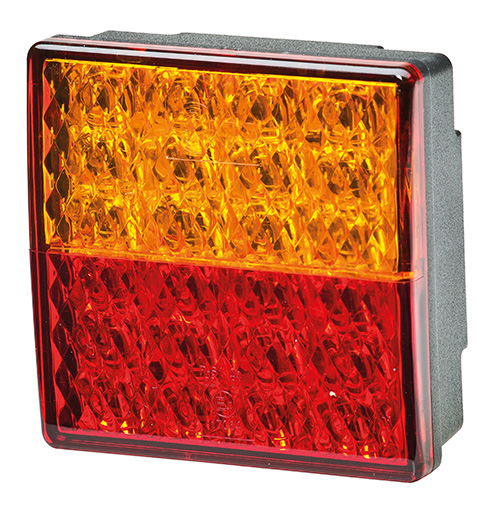 Tail Light Assembly 24V, Tagatuli, suund, park, pidur, LED 80x80mm