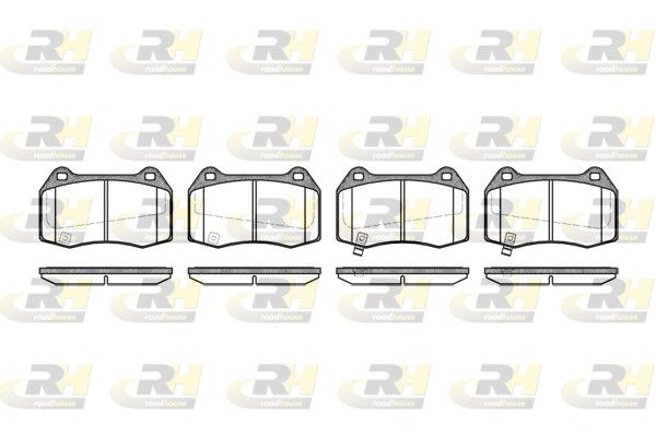 Brake Pad Set, disc brake Nissan 350Z 3.5 03- esim.