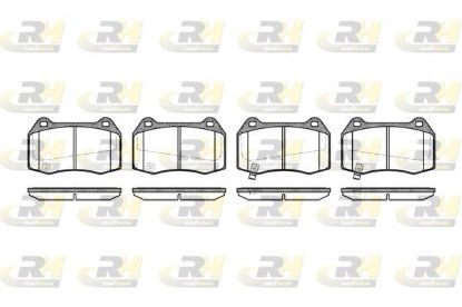 Brake Pad Set, disc brake Nissan 350Z 3.5 03- esim.