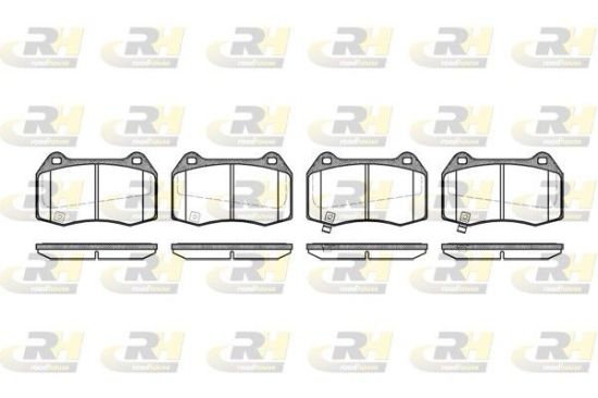 Brake Pad Set, disc brake Nissan 350Z 3.5 03- esim.