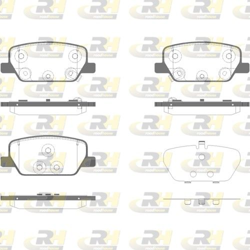 Brake Pad Set, disc brake SANTA FE SE  (2019)