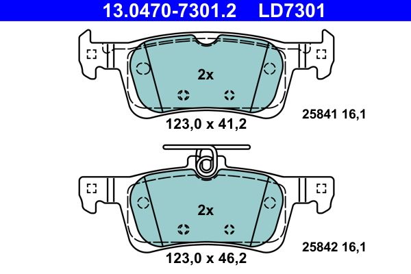 Brake Pad Set, disc brake -