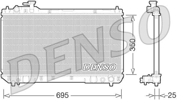 Radiator, engine cooling -