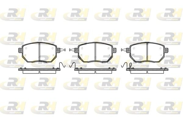 Brake Pad Set, disc brake INFINITY FX 03-