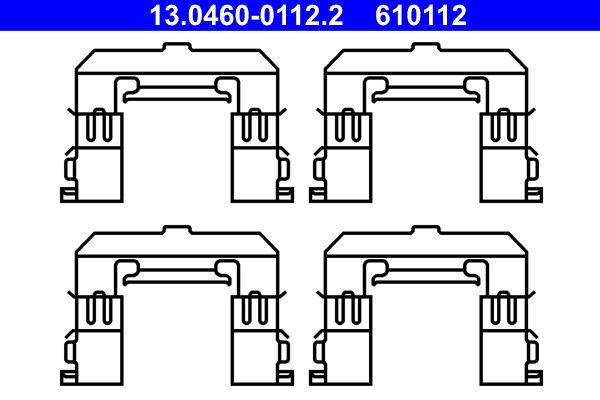 Accessory Kit, disc brake pad -