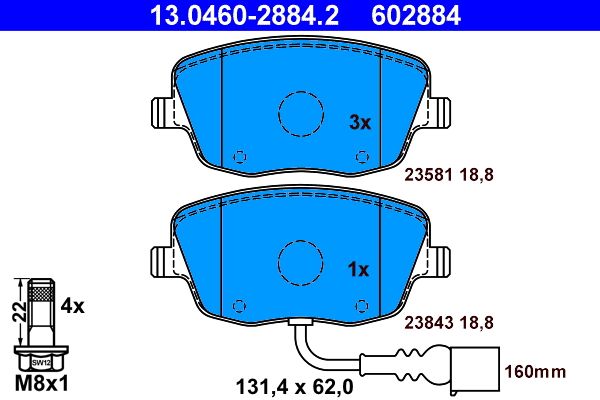 Brake Pad Set, disc brake -