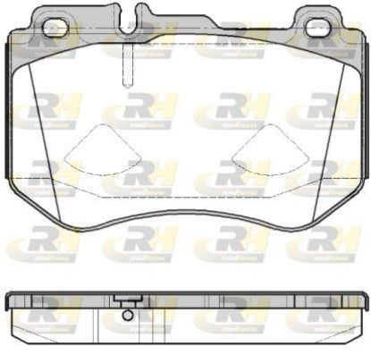 Brake Pad Set, disc brake MERCEDES-BENZ - 008 420 17 20