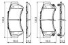 Brake Pad Set, disc brake MAZDA - GPYB-33-23ZD