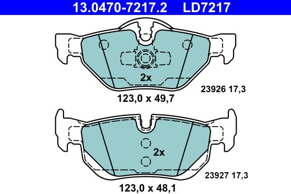 Brake Pad Set, disc brake -