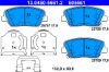Brake Pad Set, disc brake -