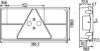 Tail Light Assembly haagisele 281x139mm, vasak. - 10tk min