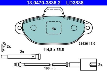 Brake Pad Set, disc brake -
