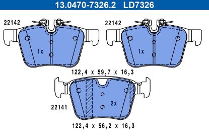 Brake Pad Set, disc brake -