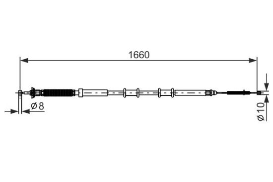 Cable Pull, parking brake -