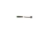 Warning Contact, brake pad wear -