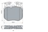 Brake Pad Set, disc brake BMW - 34 10 6 883 510