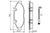 Brake Pad Set, disc brake MERCEDES-BENZ - 636 420 02 20