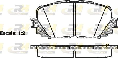 Brake Pad Set, disc brake Toyota YARIS 06- tagum. Brake Pad Set, disc brake Toyota YARIS 06- tagum.