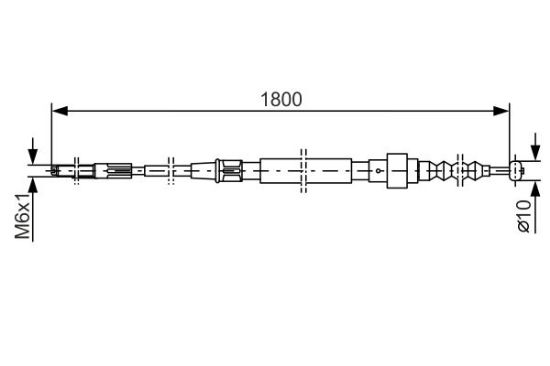 Cable Pull, parking brake -