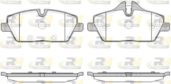 Brake Pad Set, disc brake BMW i3 34116862309 esim. Brake Pad Set, disc brake BMW i3 34116862309 esim.