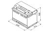 Starter Battery 74Ah 680A 278*175*190 - +