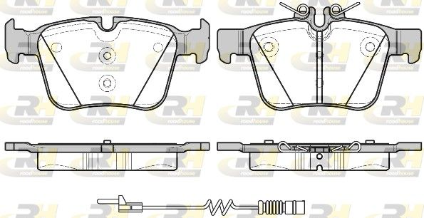Brake Pad Set, disc brake MERCEDES-BENZ - 008 420 13 20