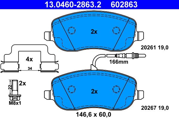 Brake Pad Set, disc brake -