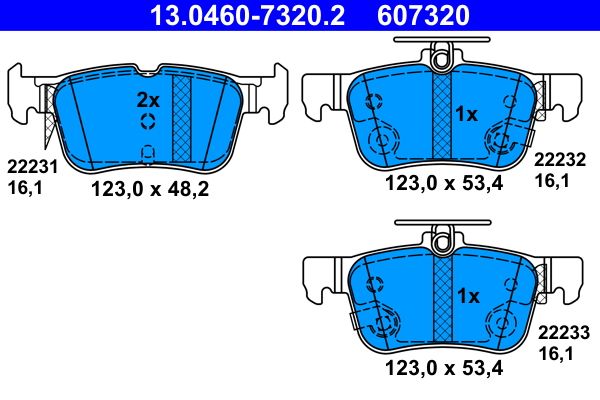 Brake Pad Set, disc brake -