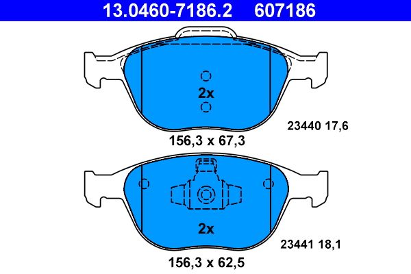 Brake Pad Set, disc brake -