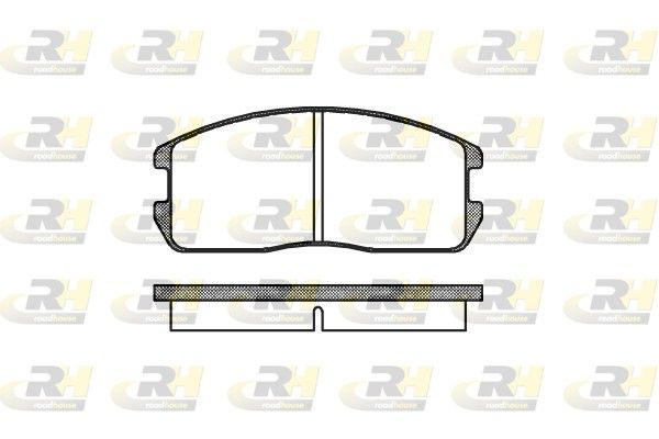 Brake Pad Set, disc brake MITS.LANCER,COLT 84-89 esim.