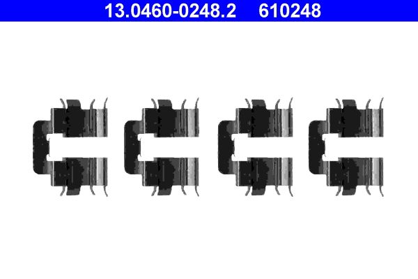 Accessory Kit, disc brake pad -