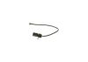 Warning Contact, brake pad wear -