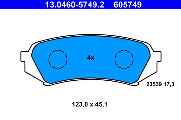 Brake Pad Set, disc brake -