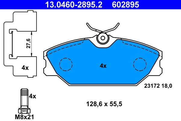 Brake Pad Set, disc brake -