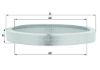 Air Filter MERCEDES-BENZ - 003 094 38 04