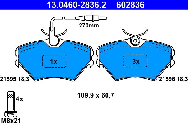 Brake Pad Set, disc brake -