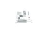 Accessory Kit, brake shoes -
