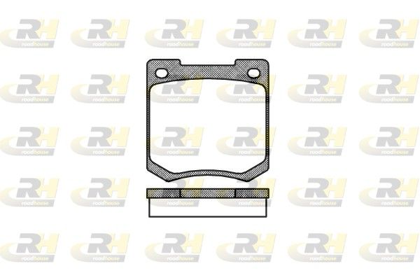 Brake Pad Set, disc brake Rover AUSTIN 71-80 esim.