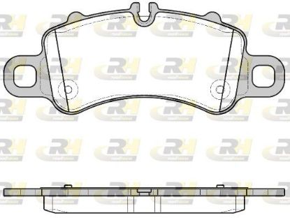Brake Pad Set, disc brake PORSCHE 911 9P1698151A