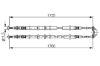Cable Pull, parking brake ASTRA G CLASSIC Caravan (F35)
