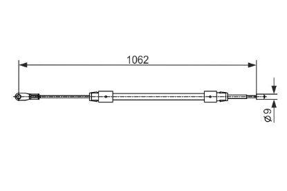 Cable Pull, parking brake -